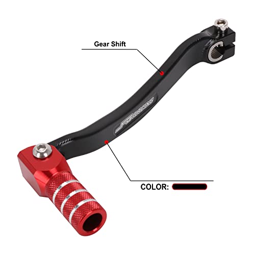 Jfg Racing Dirt Bike Shift Lever Motorcycle Folding Shift Lever Gear Shift Lever Shifter Compatible To Xr250R 1996-2004 96-04 96 97 98 99 00 01 02 03 04 Xr 250R Red #TOP2