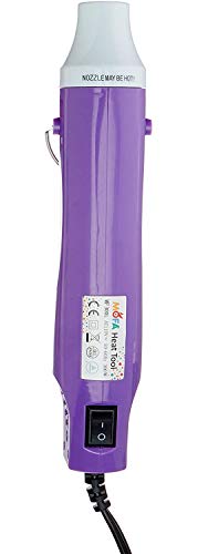 New Heat Gun,Mofa Hot Air Gun Tools Shrink Gun With Stand For Diy Embossing And Drying Paint Multi-Purpose Electric Heating Nozzle Heat Gun For Epoxy Resin300W 110V (Purple,White) #TOP1