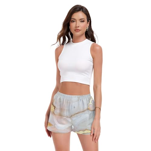 Short de détente pour femme extensible contre l'inconfort d'été