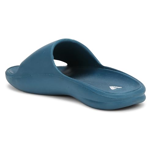 Image of Aqualite NEO-1257 Men Slides slipper with Slip-on wear, Comfort and Flat Base flipflop for dailywear uses