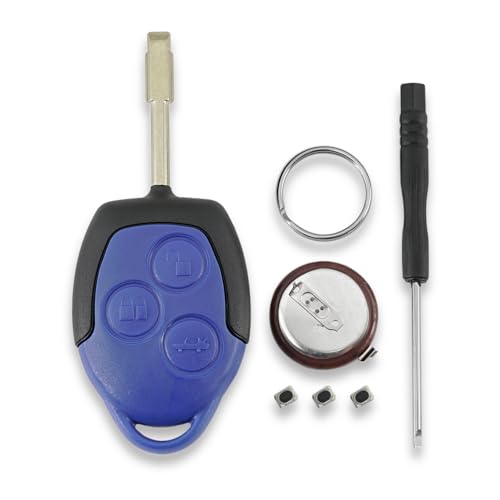 For Ford Transit Key Fob Battery Connect VANS MK7 Key Fob 2006-2014 3 Buttons Car Key Fob Case Battery VL2330