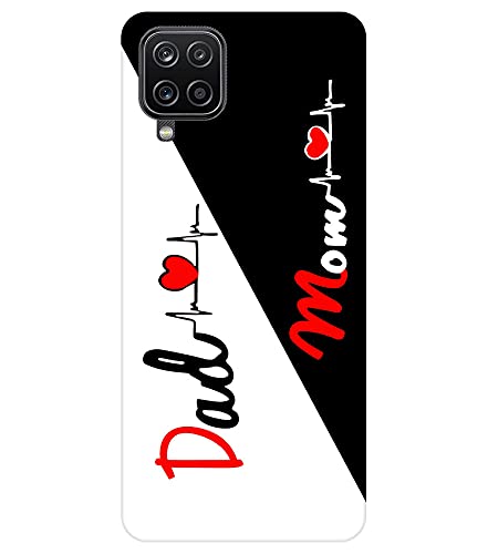 Pappu Designer Printed Dad and Mom Back Case Cover for Samsung Galaxy A12 / M12 / F12 (Multicolor,Hard Plastic) (B09LR76YY8) Amazon Price History, Amazon Price Tracker