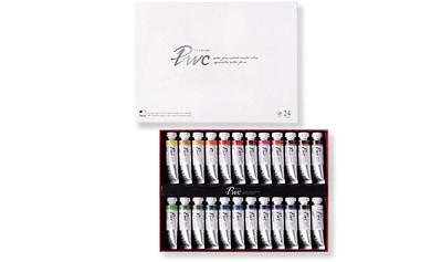 Shinhan SWC Lot de 24 tubes de peinture aquarelle professionnelle 15 ml