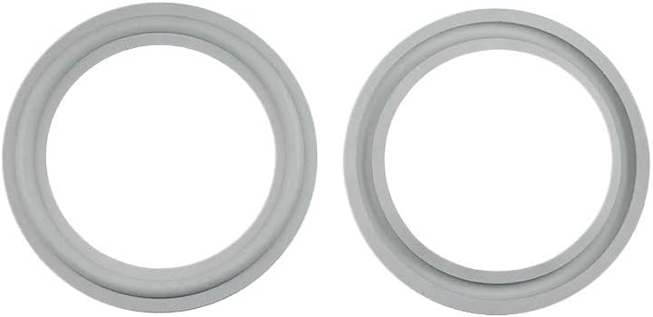 for B&W 7 Inch 174mm 125mm Rubber Edge Speaker Repair Ring Grey 2PCS