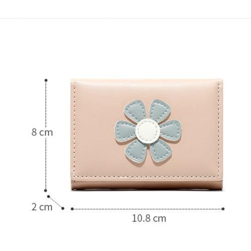 Womens wallet Women's wallet fashionable mini wallet with card slot money bag fashionable wallet(Black)2