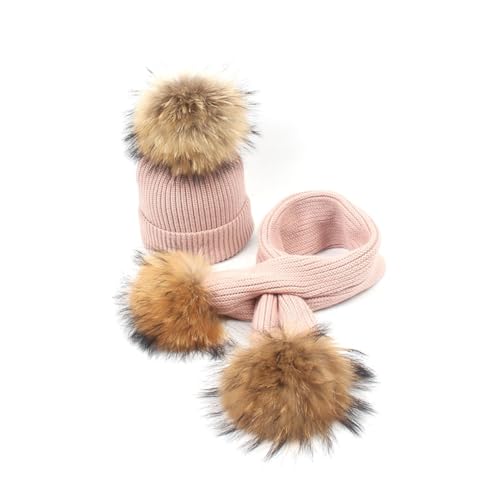 Bonnet et écharpe pour garçon fille chaud pour l'école et les sorties de ski en hiver
