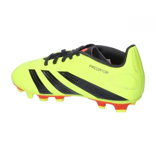 adidas Unisex Predator Club Junior Football Boots Turf Football Boots, Team Solar Yellow 2 Core Black Solar Red, 3.5 UK - Image 3