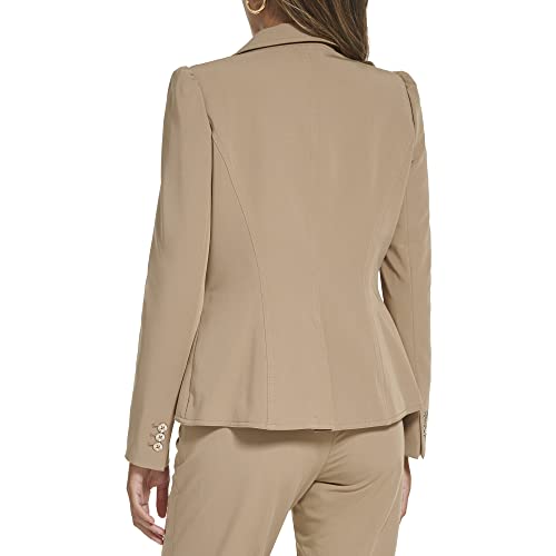 Tommy Hilfiger Women's Puff Sleeve Plaid Blazer Jacket Sportswear Jackets4