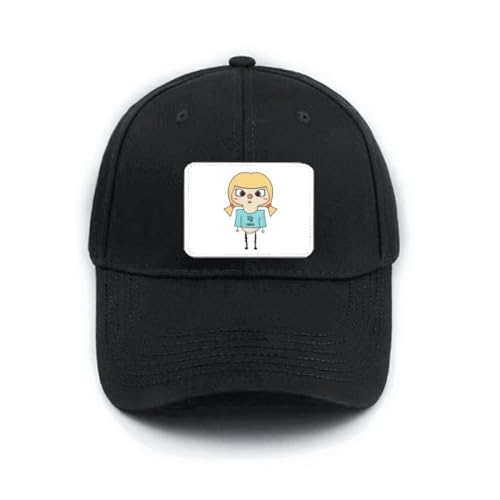 Casquette de baseball noire UU Chapeau classique réglable