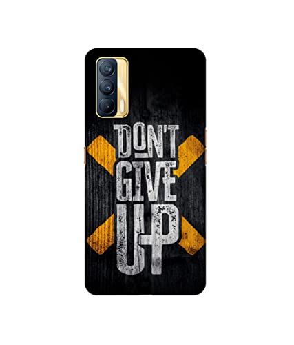 Image of Don't Give Up Design 3D Printed Hard Back Case Cover for Realme X7 5G