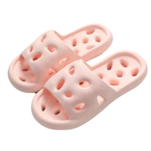 JIXAW Cloud Slippers for Women and Men Super Soft Comfy Thick Cute Accessories Thong Slippers for Women Indoor and Outdoor,powder-6-7