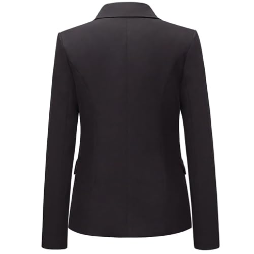 Womens 2 Piece Suits Set Double Breasted Business Office Blazer Jacket Casual Long Sleeve Pant Suit Set2