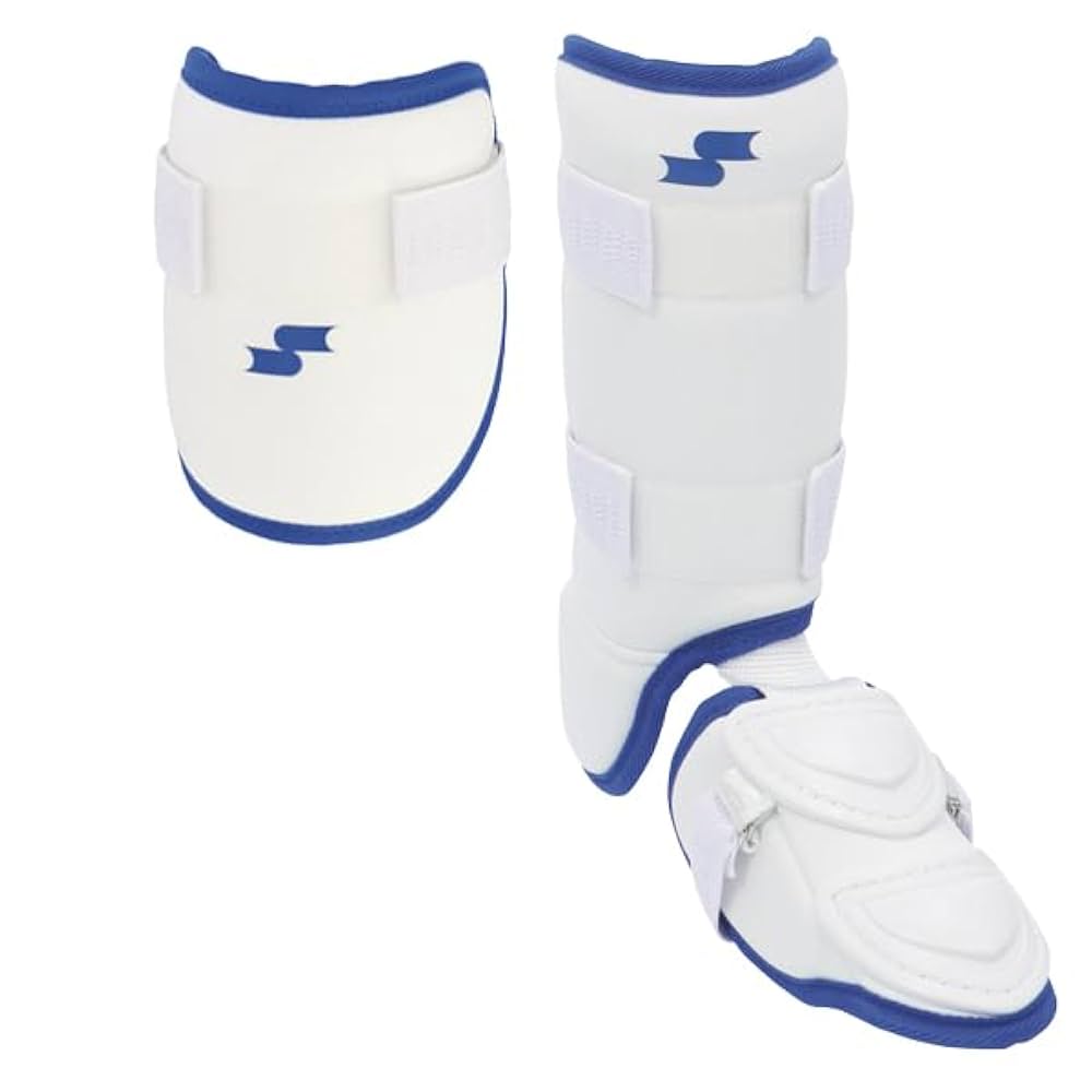 #アクセフ　#エルボーガード　#フッドガード #ホワイト　#野球 Amazon | 野球 SSK エスエスケイ 打者用 エルボーガード フット