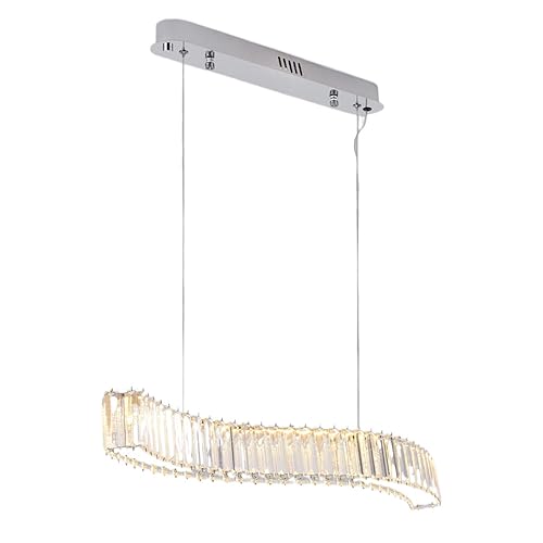 Lustre LED cristal YangRy au design postmodern pour une suspension de plafond luxueuse