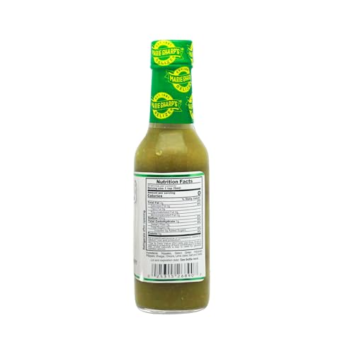 Image of Marie Sharp's Green Habanero Hot Pepper Sauce, 5 Oz Mild-Medium Heat| All-Natural Belizean Hot Sauce [Pack of 2]