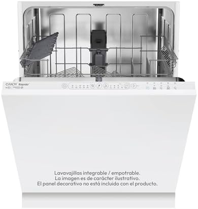 Candy Rapidò CI 3E53E0W, Lavavajillas Integrable 60 CM, 13 Servic...