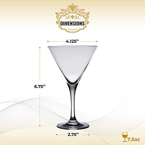History Company The World's Best Martini Glass 2-Piece Set (Duke's Bar Gift Box) #TOP2