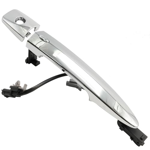 CADUFUELLY 80646-9N00A Exterior Door Handle Chrome with Sensor and Keyless Entry System, Replacement for Leaf S 2013-2017, Replaces 12459871 80640-3SG0A by CADUFUELLY - Used condition - CA$22.95