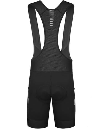 Przewalski Bermuda masculina de ciclismo com bolsos para telefone, 4D acolchoada respirável para bic