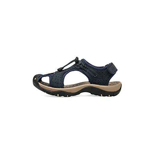 Sandales pour homme anti fatigue legere bleu taille 46 pieds sensibles