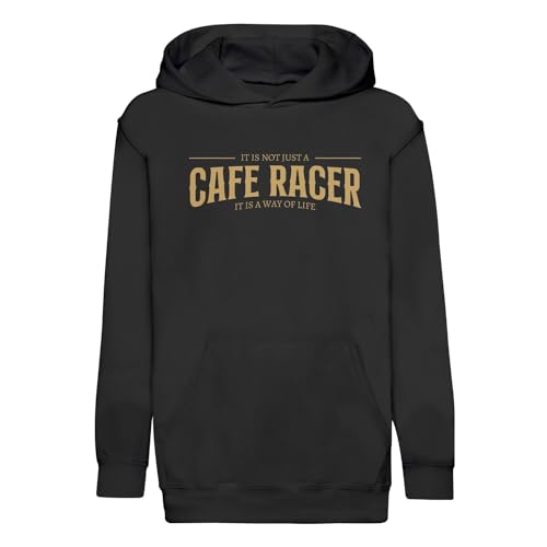 Sweat à capuche enfant Cafe Racer idéal pour les sorties moto