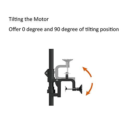 Aquos Haswing 12V 20Lbs 23.6Inch Bow Mount Trolling Motor For Pf Series Small Pontoon Boat, Inflatable Pontoon Boat, Kayaks, Small Dinghies Rafts Saltwater And Freshwater Use #TOP3