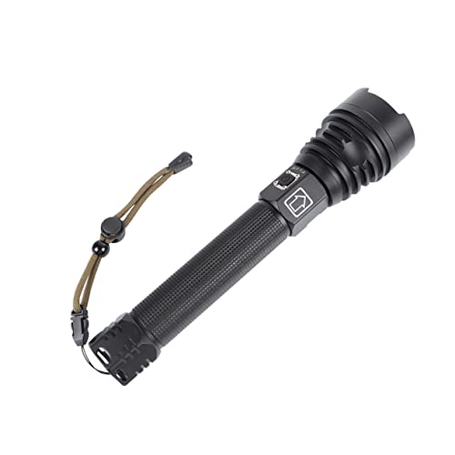 Homoyoyo Lampe De Poche Usb Rechargeable Avec Affichage De Batterie Zoom Lampe Torche Électrique Pour Camping Et Situations Urgence