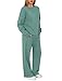 XIEERDUO Sweatsuits Women 2 Piece Outfit Matching Lounge Sets Fall Outfits 2025 Winter Clothing Airport Outfits Fall Fashion Must Haves Luxury Outfit Track Suits Lake Blue S