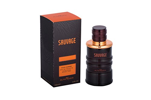 Sauvage for Him EDT - Eau De Toilette 100ML (3.4 oz) | Arabian Perfumery | Gourmand Scent w/ Top Notes of Black Truffle, Orchids, and Plum | Everyday Essential | by Alta Moda Perfumes