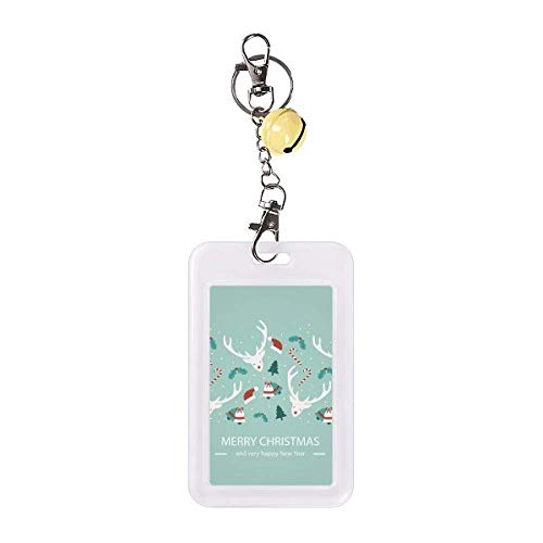 Funda protectora para evitar daños en tarjetas con alce navideño