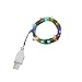 Produktbild NICEJW 2M Flexible Kupferdraht Lichterkette USB Ladelampe Für Weihnachtsfeier Hochzeitsdekoration Mehrfarbig Einheitsgröße