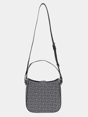 Image of Logo Black Polyester Sling Bag