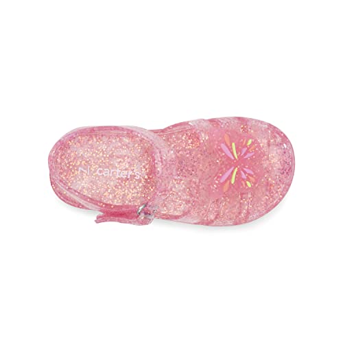 Carter's Girls Christa Jelly Sandal, Pink, 10 Toddler #TOP4