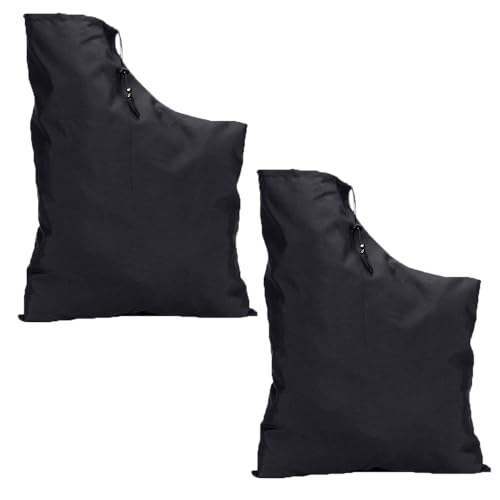 ZSUIQIN 2 Pièces Remplacement du Sac de Souffleur de Feuilles, Sac Aspirateur de Souffleur Feuilles, Sac de Rangement avec Cordon de Serrage, Sac Collection...