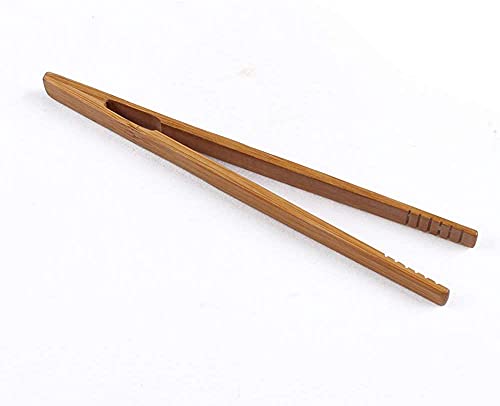 Renext Bamboo Toast Tongs Wooden Toaster Kitchen Tongs Fruit Clip For Toast Fruits Bread Pickles #TOP3