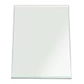 Fab Glass and Mirror 20" X 60" inch Rectangle 1/2" Thick Tempered Radius Corners Beveled Edge Polish Glass Table Top, Clear