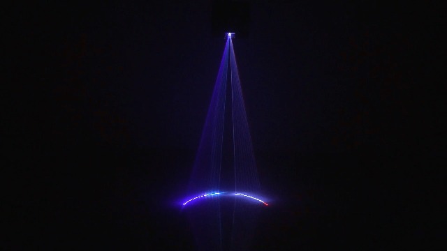 Image of U`King Party Lights RGB Stage Lighting Beam Animation 3D Laser Lights Patterns with DMX512 Sound Activated Remote Control for Festival Bar Nightclub Wedding Live Show Church