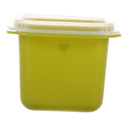 Molde para Cubitos de Hielo Cuadrado Grande con Tapa Verde