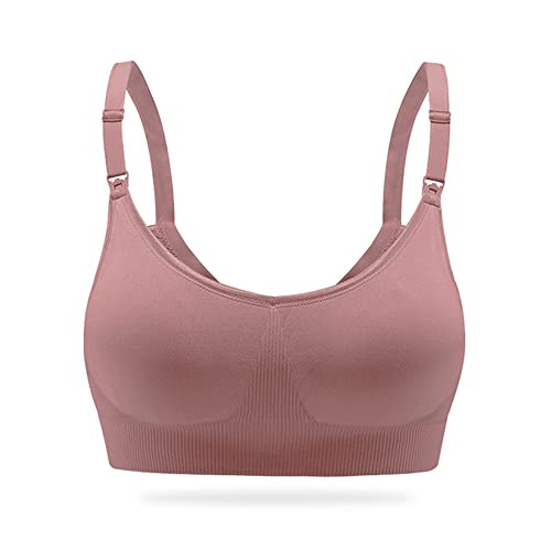 Soutien-gorge d'allaitement en coton rouge kasumi taille M