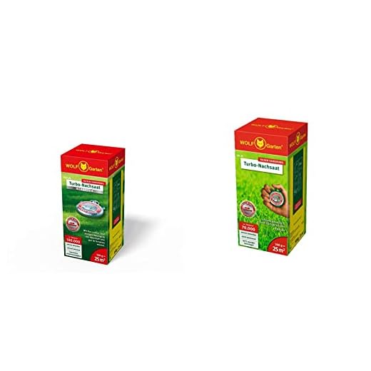 WOLF-Garten - Turbo-Nachsaat Schatten L-RS 25, rot & WOLF-Garten - Turbo-Nachsaat, 25 m²; 3826020