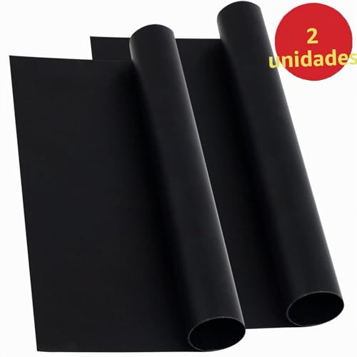 SPARES2GO Revestimiento antiadherente para horno (paquete de 2) - Alfombrilla de teflón universal grande para hornear, protector de fondo de cocina, revestimientos con convección asistida (40 x 50cm) - Imagen 7