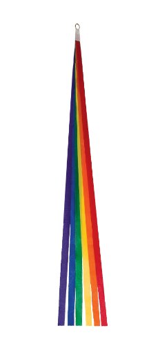 In the Breeze Thin Rainbow Kite Tails, 24-Inch
