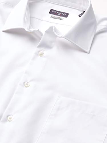image for Van Heusen mens Regular Fit Flex Collar Stretch Solid Dress Shirt, Whi