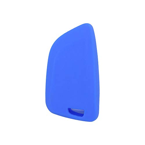 BROVACS Silicone Cover Protector Case Holder Skin Jacket Compatible with BMW X5 X6 X1 5 7 Series 3 Button Smart Remote Key Fob CV9906 Deep Blue - Image 3