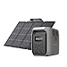 ECOFLOW DELTA 3 1500 Portable Power Station & 220W Solar Panel, 1536Wh LiFePO4 Battery, 1.5 Hr Full Recharge, 1800W (3600W Surge) (the product is unused, only part of the packaging is defective)
