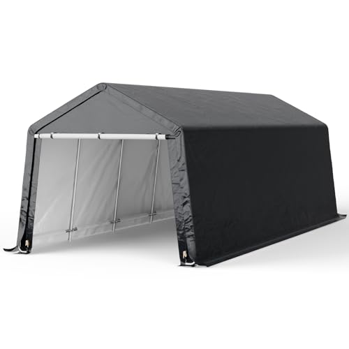 XEMQENER 10x20 FT Large Bike Storage Shed