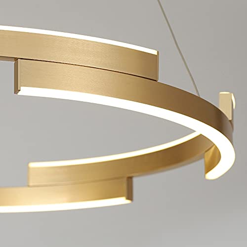 Éclairage de table à manger suspendu à LED : lustre au design moderne