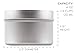 Cornucopia Brands 4-Ounce Metal Tins/Candle Tins (24-Pack); Round Containers w/Slip-On Lids for Party Favors, Candle Making, Spices, Gifts