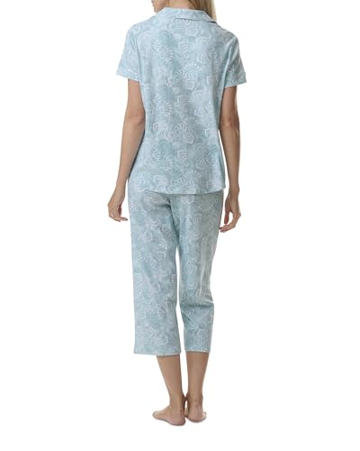 Image of Karen Neuburger Women's Short Sleeve Girlfriend Capri Pajama Set