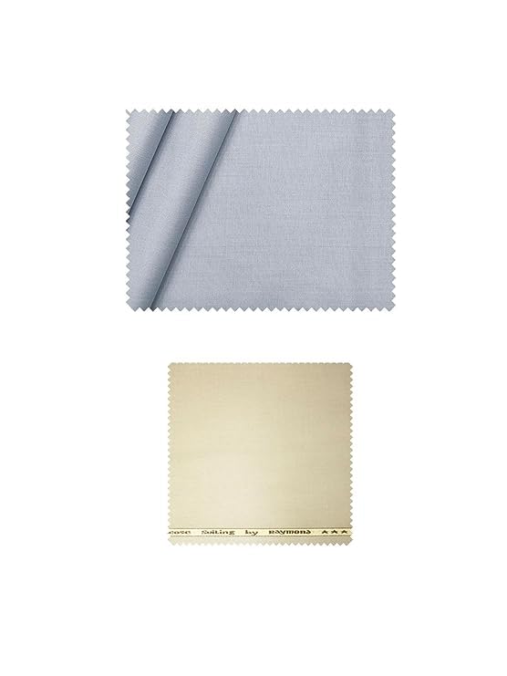 Trouser- Shirt Fabric Combo Box (Multicolour, Unstitched, All Weather Fabric) (KHAKI PANT+GREY SHIRT)-image-17